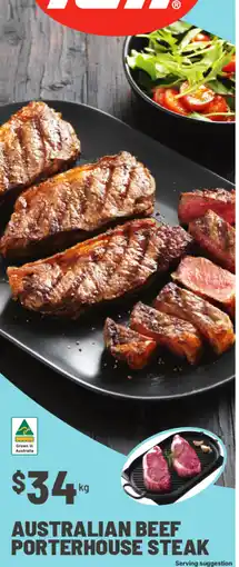 IGA Australian beef porterhouse steak offer