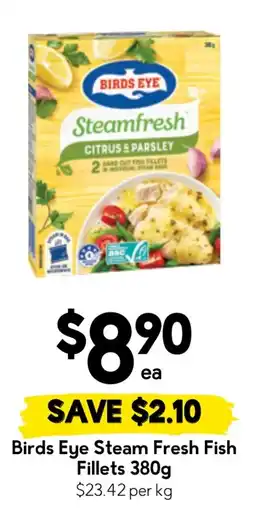 Drakes Birds Eye Steam Fresh Fish Fillets offer