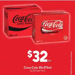 Drakes Coca-Cola 30x375ml offer