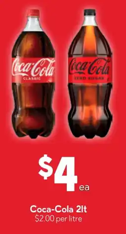Drakes Coca-Cola 2lt offer