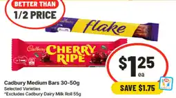 IGA Cadbury Medium Bars offer