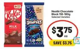 IGA Nestlé Chocolate Block offer