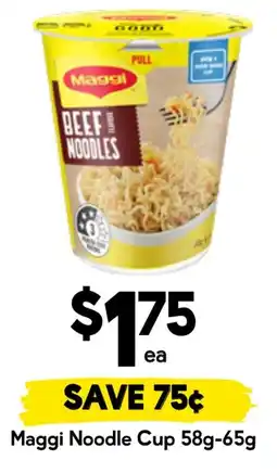 Drakes Maggi Noodle Cup offer