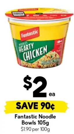 Drakes Fantastic Noodle Bowls offer
