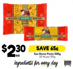 Drakes San Remo Pasta offer