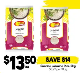 Drakes Sunrice Jasmine Rice offer
