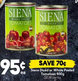 Drakes Siena Diced or Whole Peeled Tomatoes offer