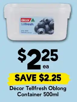 Drakes Décor Tellfresh Oblong Container offer