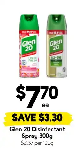 Drakes Glen 20 Disinfectant Spray offer