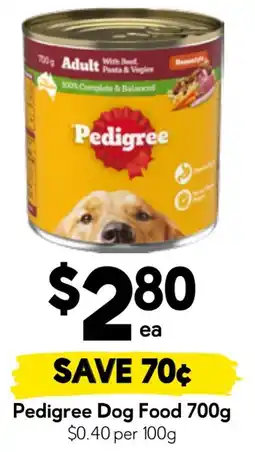 Drakes Pedigree Dog Food offer