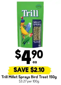 Drakes Trill Millet Sprays Bird Treat offer