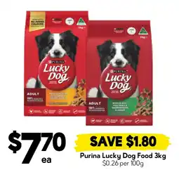 Drakes Purina Lucky Dog Food offer