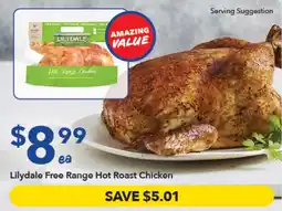 Ritchies Lilydale Free Range Hot Roast Chicken offer