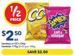 Ritchies Samboy or CC's Chip Varieties offer