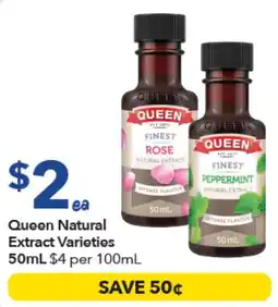 Ritchies Queen Natural Extract Varieties offer