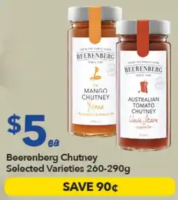 Ritchies Beerenberg Chutney Selected Varieties offer