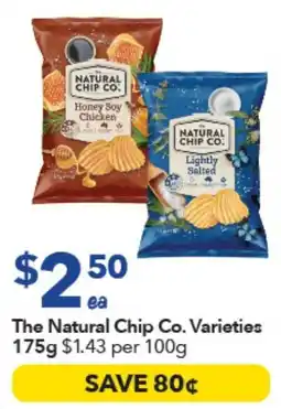 Ritchies The Natural Chip Co. Varieties offer