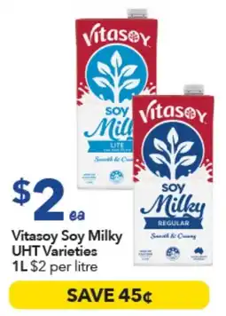 Ritchies Vitasoy Soy Milky Varieties offer