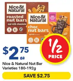 Ritchies Nice & Natural Nut Bar Varieties offer