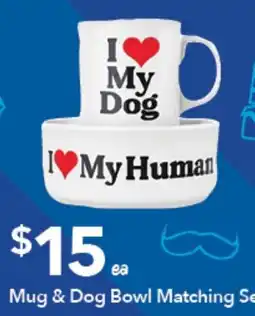 Ritchies Mug & Dog Bowl Matching Set offer