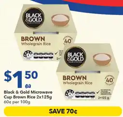 Ritchies Black & Gold Microwave Cup Brown Rice offer
