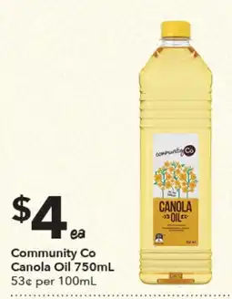 Ritchies Community Co Canola Oil offer