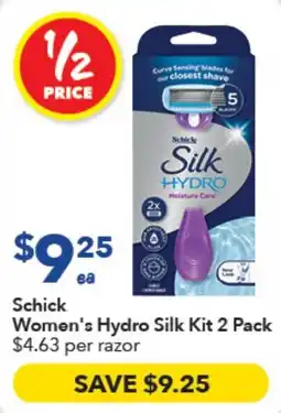 Ritchies Schick Women's Hydro Silk Kit offer