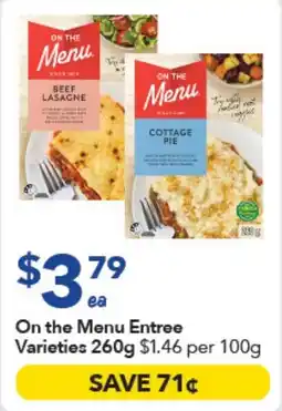 Ritchies On the Menu Entree Varieties offer