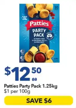 Ritchies Patties Party Pack offer