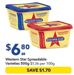 Ritchies Western Star Spreadable Varieties offer