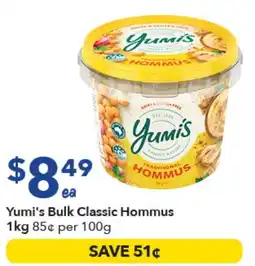 Ritchies Yumi's Bulk Classic Hommus offer