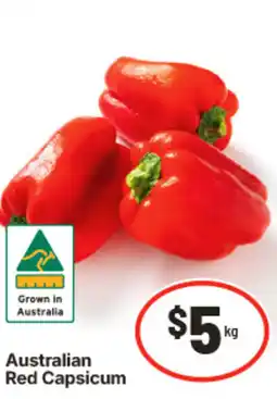 IGA Australian Red Capsicum offer