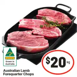IGA Australian Lamb Forequarter Chops offer
