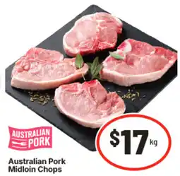 IGA Australian Pork Midloin Chops offer