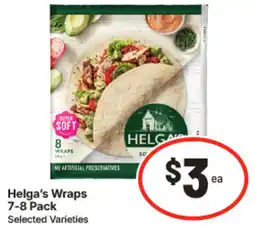 IGA Helga's Wraps offer
