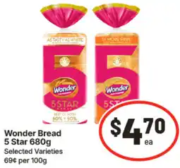 IGA Wonder Bread 5 Star offer