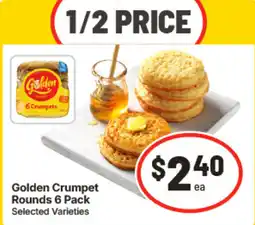 IGA Golden Crumpet Rounds offer