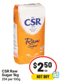 IGA CSR Raw Sugar offer