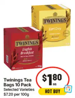 IGA Twinings Tea Bag offer