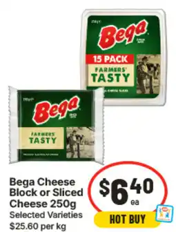 IGA Bega Cheese Block or Sliced Cheese offer
