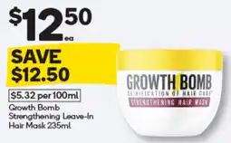Woolworths Growth Bomb Strengthening Leave-In Hair Mask offer