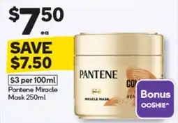 Woolworths Pantene Miracle Mask offer