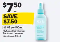 Woolworths My Soda Hair Therapy Treatment Leave-In Conditioner offer