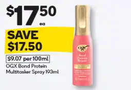Woolworths OGX Bond Protein Multitasker Spray offer