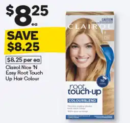 Woolworths Clairol Nice 'N' Easy Root Touch Up Hair Colour offer