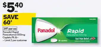 Panadol Rapid Paracetamol 500mg