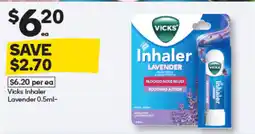 Woolworths Vicks Inhaler Lavender offer