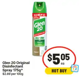 IGA Glen 20 Original Disinfectant Spray offer