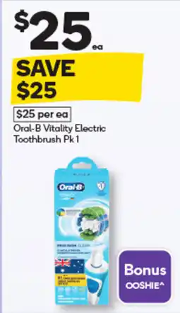 Woolworths Oral-B Vitality Electric Toothbrush offer