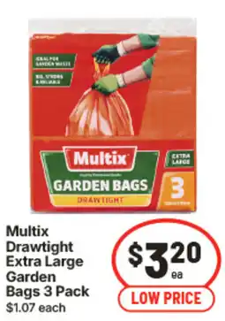 IGA Multix Drawtight Extra Large Garden Bags offer